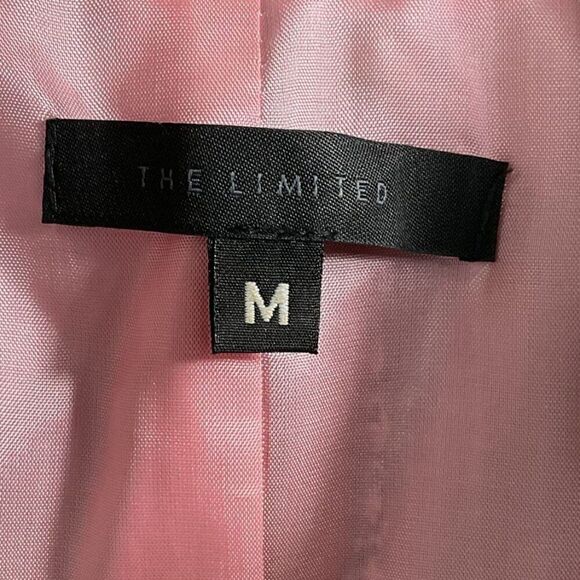 The Limited Black & White Houndstooth Tweed Blazer Jacket, Medium, 100% silk - Picture 7 of 9